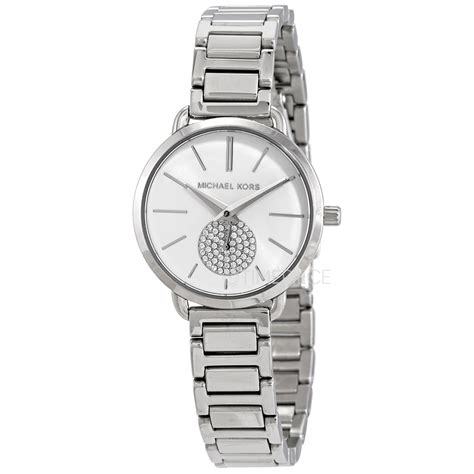 Michael Kors Portia Quartz Silver Dial Ladies Watch MK3837